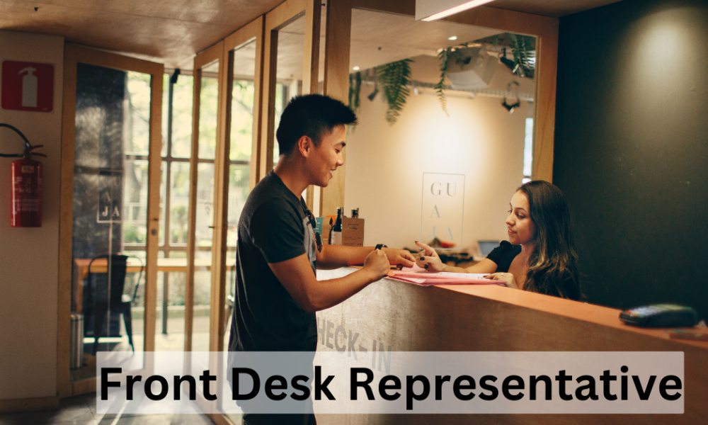 Front Desk Representative Required in Dubai